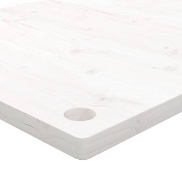 Desk Top White 100x50 cm - Solid Pine Wood | Hipo Market