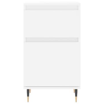 Elegant White Sideboards (2 pcs) - 40x35x70 cm Engineered Wood