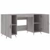 Elegant Grey Sonoma Desk - 140x50 cm | HipoMarket