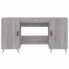 Elegant Grey Sonoma Desk - 140x50 cm | HipoMarket