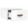 Wall-mounted Bedside Cabinets - High Gloss White | Hipo Market