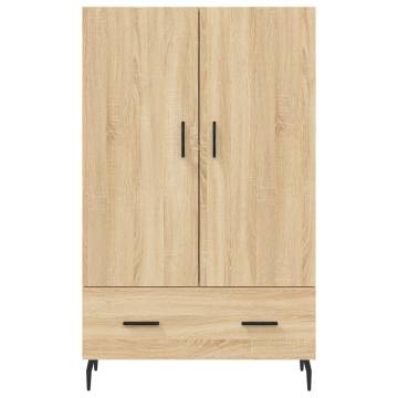 Stylish Highboard Sonoma Oak - Engineered Wood 69.5x31x115 cm