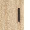 Stylish Highboard Sonoma Oak - Engineered Wood 69.5x31x115 cm