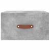 Wall-mounted Bedside Cabinet Concrete Grey | 35x35x20 cm