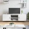 TV Cabinet White 150x30x50 cm Engineered Wood Colour white Quantity in Package 1 