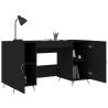 Elegant Black Desk 140x50 cm - Durable & Stylish | HipoMarket