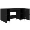 Elegant Black Desk 140x50 cm - Durable & Stylish | HipoMarket