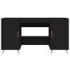 Elegant Black Desk 140x50 cm - Durable & Stylish | HipoMarket