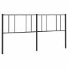 Stylish Black Metal Headboard - 180 cm for Any Bedroom