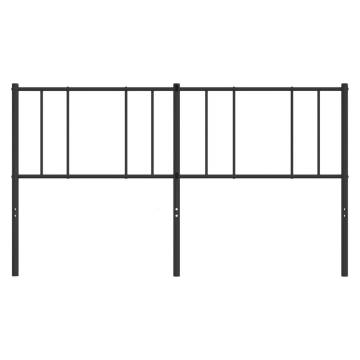 Stylish Black Metal Headboard - 180 cm for Any Bedroom