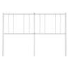 Stylish Metal Headboard White 150 cm - Enhance Your Bedroom