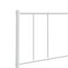 Stylish Metal Headboard White 150 cm - Enhance Your Bedroom