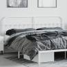 Stylish Metal Headboard White 200 cm | Hipomarket