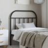 Metal Headboard Black 90 cm Colour black Size 90 cm Quantity in Package 1 