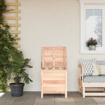 Garden Storage Box - Solid Wood Fir, 50x49x56.5 cm