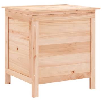 Garden Storage Box - Solid Wood Fir, 50x49x56.5 cm