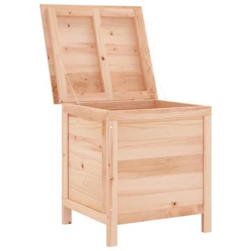 Garden Storage Box - Solid Wood Fir, 50x49x56.5 cm