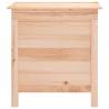 Garden Storage Box - Solid Wood Fir, 50x49x56.5 cm