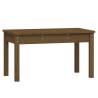 Garden Bench Honey Brown - Solid Wood Pine 80x44x45 cm