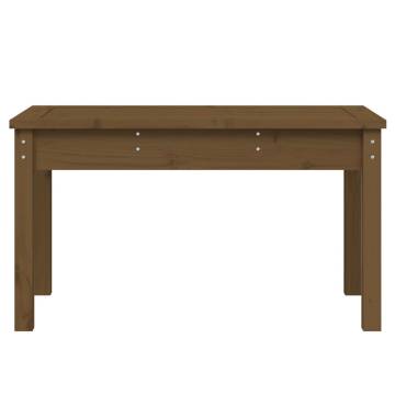 Garden Bench Honey Brown - Solid Wood Pine 80x44x45 cm