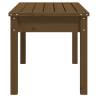 Garden Bench Honey Brown - Solid Wood Pine 80x44x45 cm