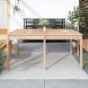 Garden Table 159.5x82.5x76 cm Solid Wood Pine Colour natural pine Size 159.5 x 82.5 x 76 cm Quantity in Package 1 