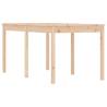 Garden Table 159.5x82.5 cm Solid Wood Pine | HipoMarket