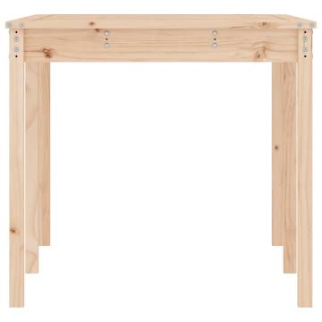 Garden Table 159.5x82.5 cm Solid Wood Pine | HipoMarket