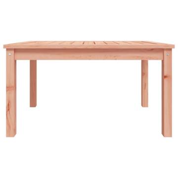 Elegant Garden Table - Solid Douglas Wood 82.5x50.5x45 cm