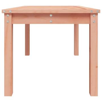 Elegant Garden Table - Solid Douglas Wood 82.5x50.5x45 cm