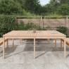 Garden Table 203.5x100x76 cm - Solid Pine Furniture for Outdoors