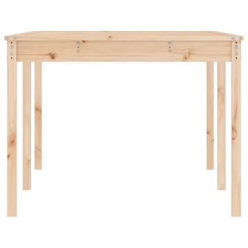 Garden Table 203.5x100x76 cm - Solid Pine Furniture for Outdoors