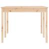 Garden Table 203.5x100x76 cm - Solid Pine Furniture for Outdoors