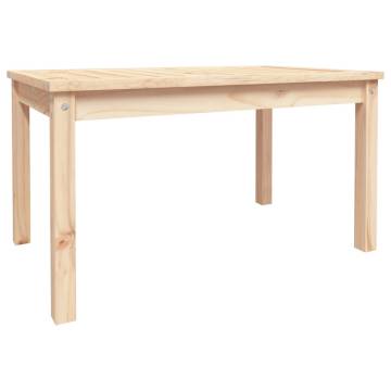 Elegant Solid Wood Garden Table - 82.5x50.5x45 cm