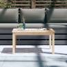 Elegant Solid Wood Garden Table - 82.5x50.5x45 cm