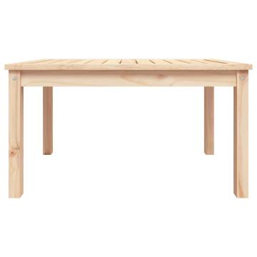 Elegant Solid Wood Garden Table - 82.5x50.5x45 cm