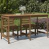 Garden Table Honey Brown 203.5x90x110 cm Solid Wood Pine Colour honey brown pine Size 203.5 x 90 x 110 cm Quantity in Package 1 