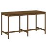 Garden Table Honey Brown 203.5x90x110 cm Solid Wood Pine