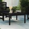 Garden Table Black 82.5x82.5x45 cm Solid Wood Pine Colour black pine Size 82.5 x 82.5 x 45 cm Quantity in Package 1 