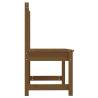 Garden Bench Honey Brown - Solid Pine Wood | Hipo Market