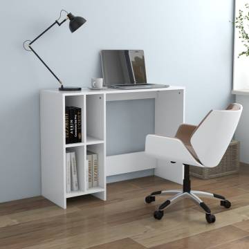 Notebook Desk White - Modern Design 102.5x35x75 cm