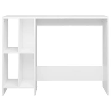 Notebook Desk White - Modern Design 102.5x35x75 cm