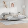 Concrete Grey Bed Frame 120x200 cm - Durable & Stylish