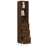 Highboard Brown Oak - Stylish Storage Solution | Hipo Market