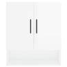 High Gloss White Wall Cabinet - Stylish Storage Solution