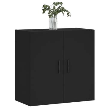 Wall Cabinet Black 60x31x60 cm - Stylish Storage Solution