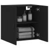 Wall Cabinet Black 60x31x60 cm - Stylish Storage Solution