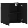 Wall Cabinet Black 60x31x60 cm - Stylish Storage Solution