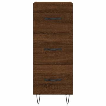 Highboard Brown Oak - Stylish Storage Solution | Hipo Market