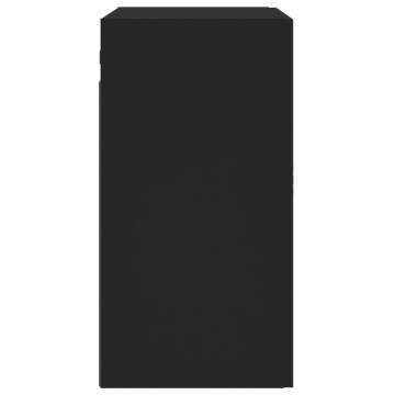 Wall Cabinet Black 60x31x60 cm - Stylish Storage Solution